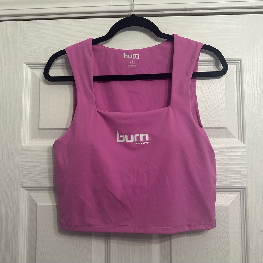 Burn Boot Camp Pink Crop Top